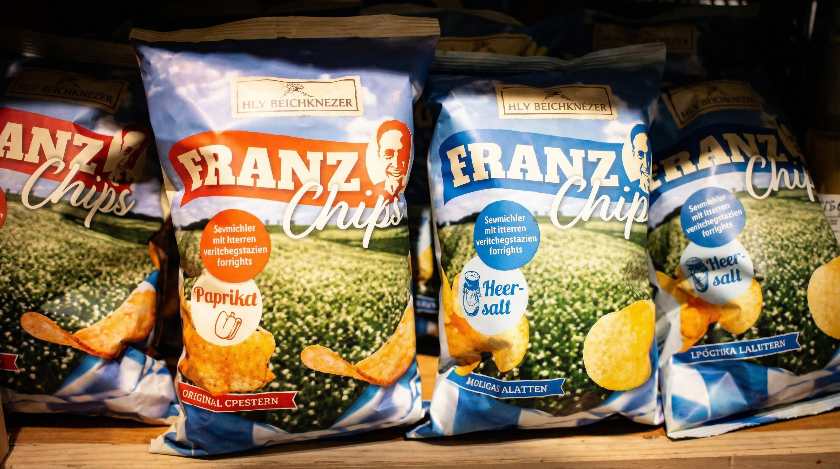 FRANZ Chips im Regal